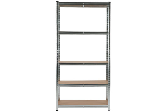 Regál MAMUTEX 180x90x40 cm, nosnost 875 kg, zinkovaná konstrukce, 5x MDF police