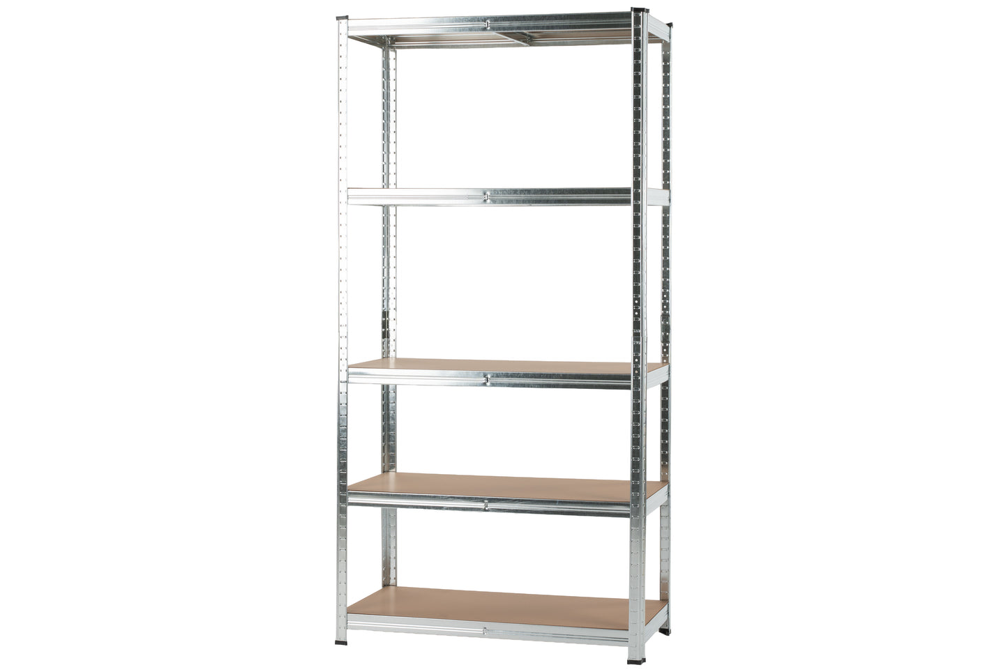 Regál MAMUTEX 180x90x40 cm, nosnost 875 kg, zinkovaná konstrukce, 5x MDF police