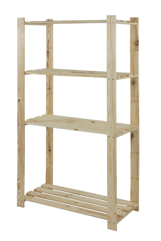 319 dreveny regal mamutex 1500x800x380 mm 4 police nosnost 200 kg borovice